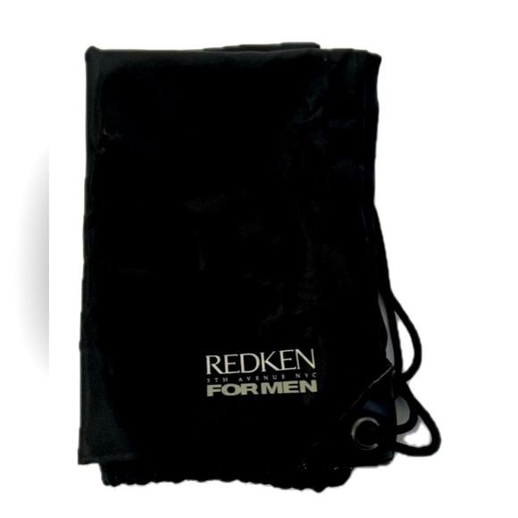 💕 5th Avenue NYC Redken for Men 12” x 20” black drawstring bag - Picture 1 of 3